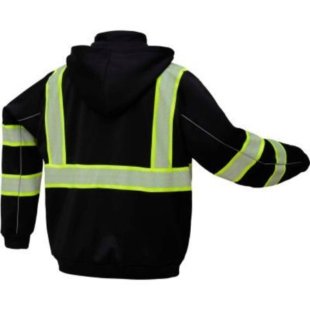 GSS SAFETY GSS Safety NON-ANSI Teflon Protection Heavy Weight Sweatshirt w/Segment Tape-2XL 7513-2XL